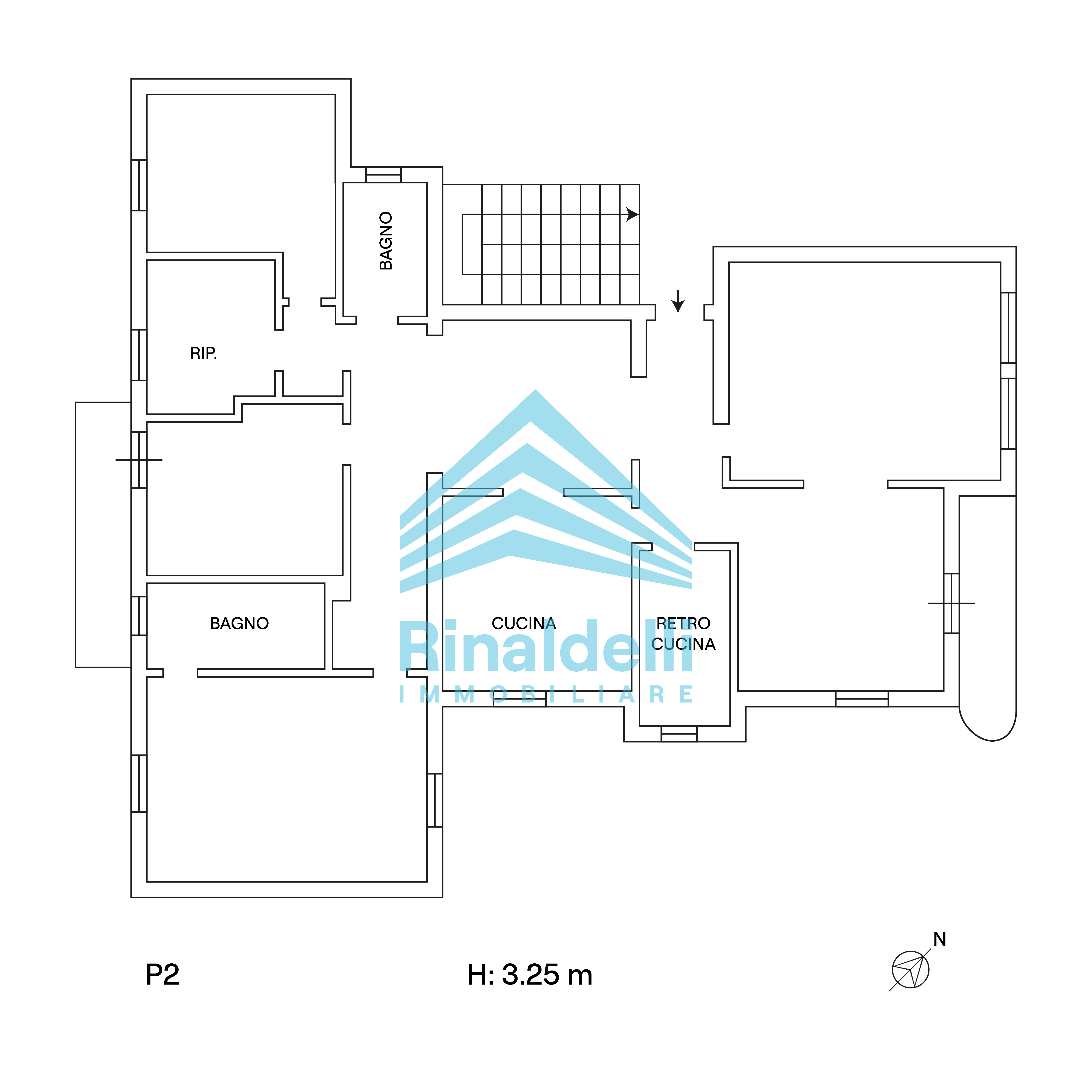 Planimetria Appartamento a Civitanova Marche - 1
