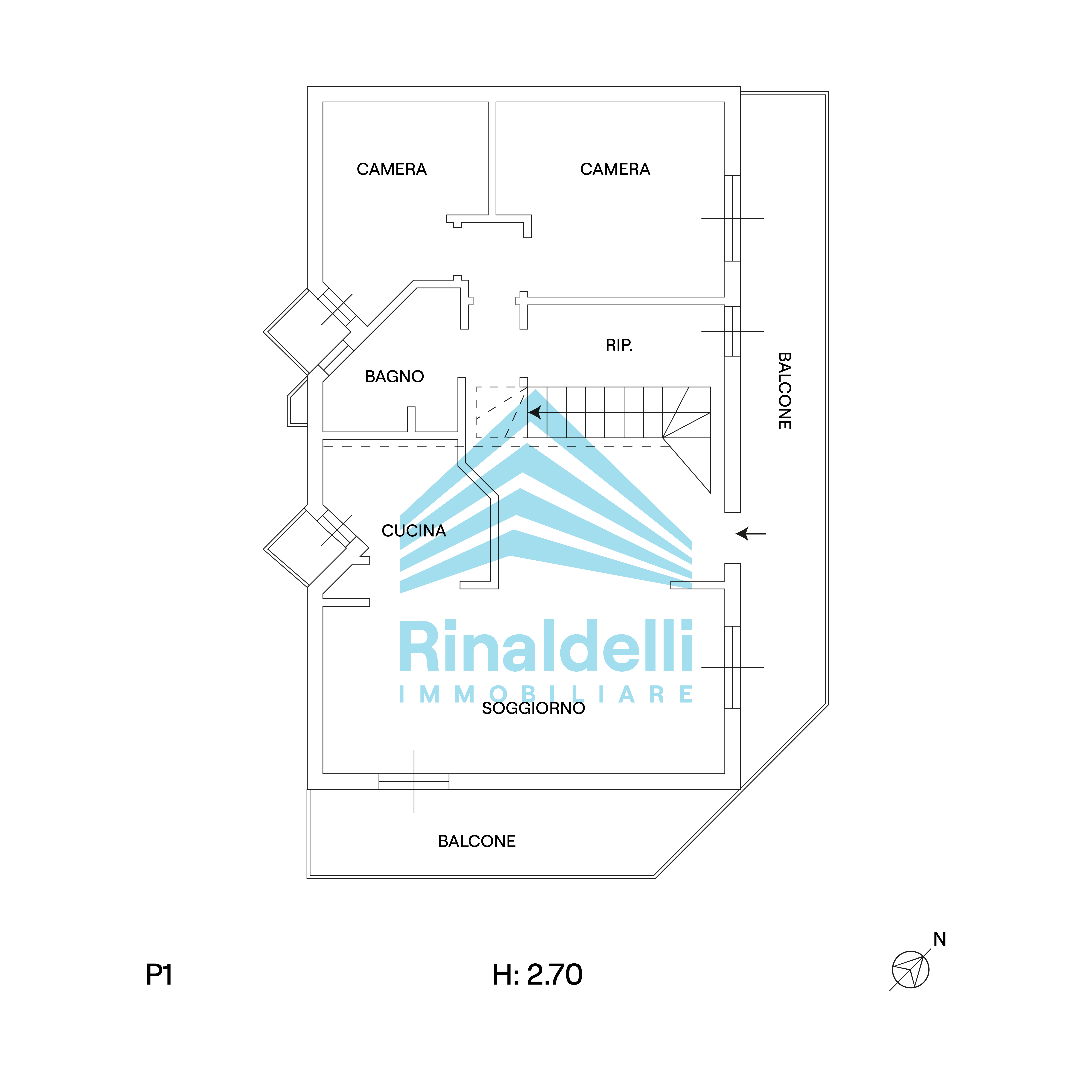 Planimetria Duplex a Montegranaro - 1