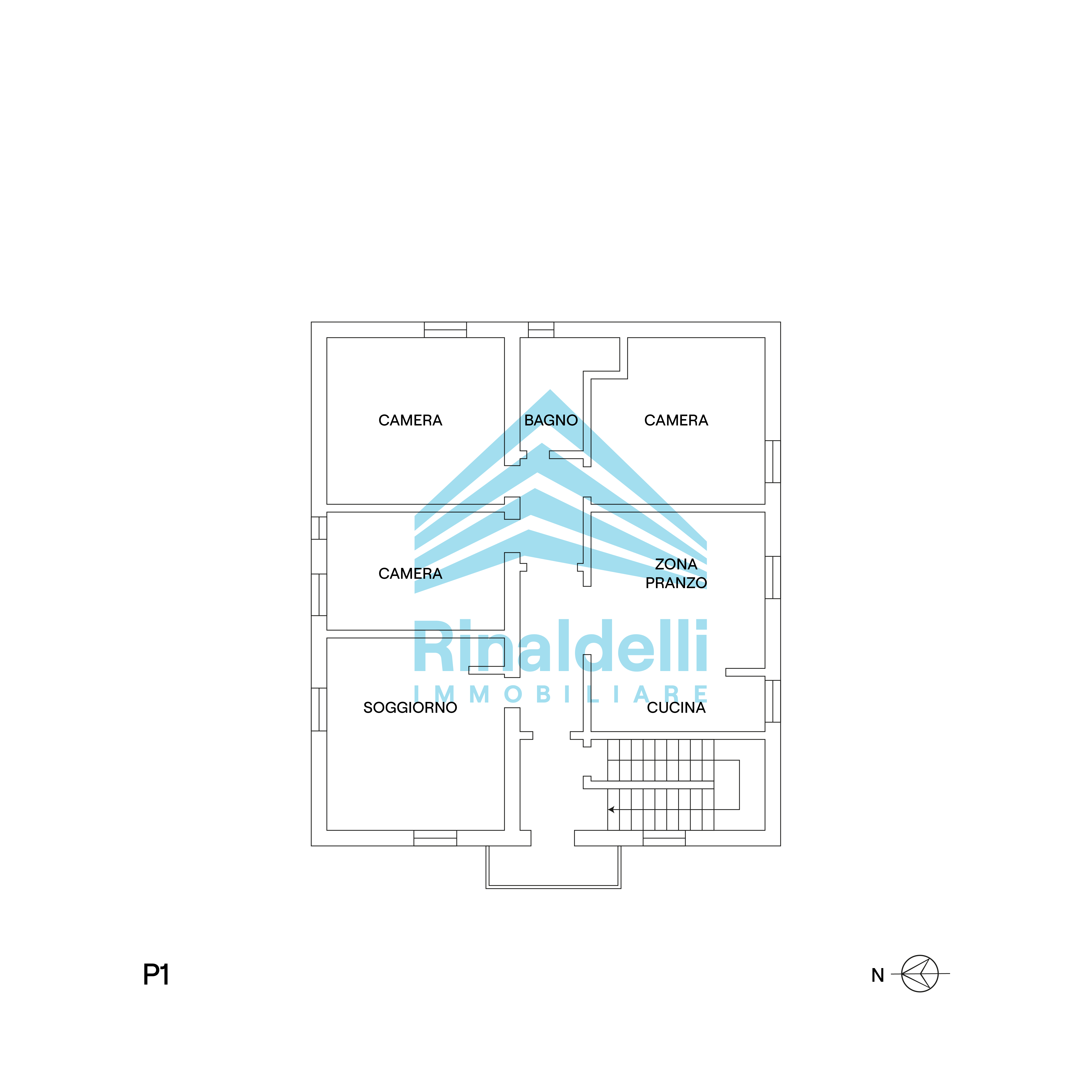 Planimetria Casa Bi Familiare a Porto Sant'Elpidio - 3