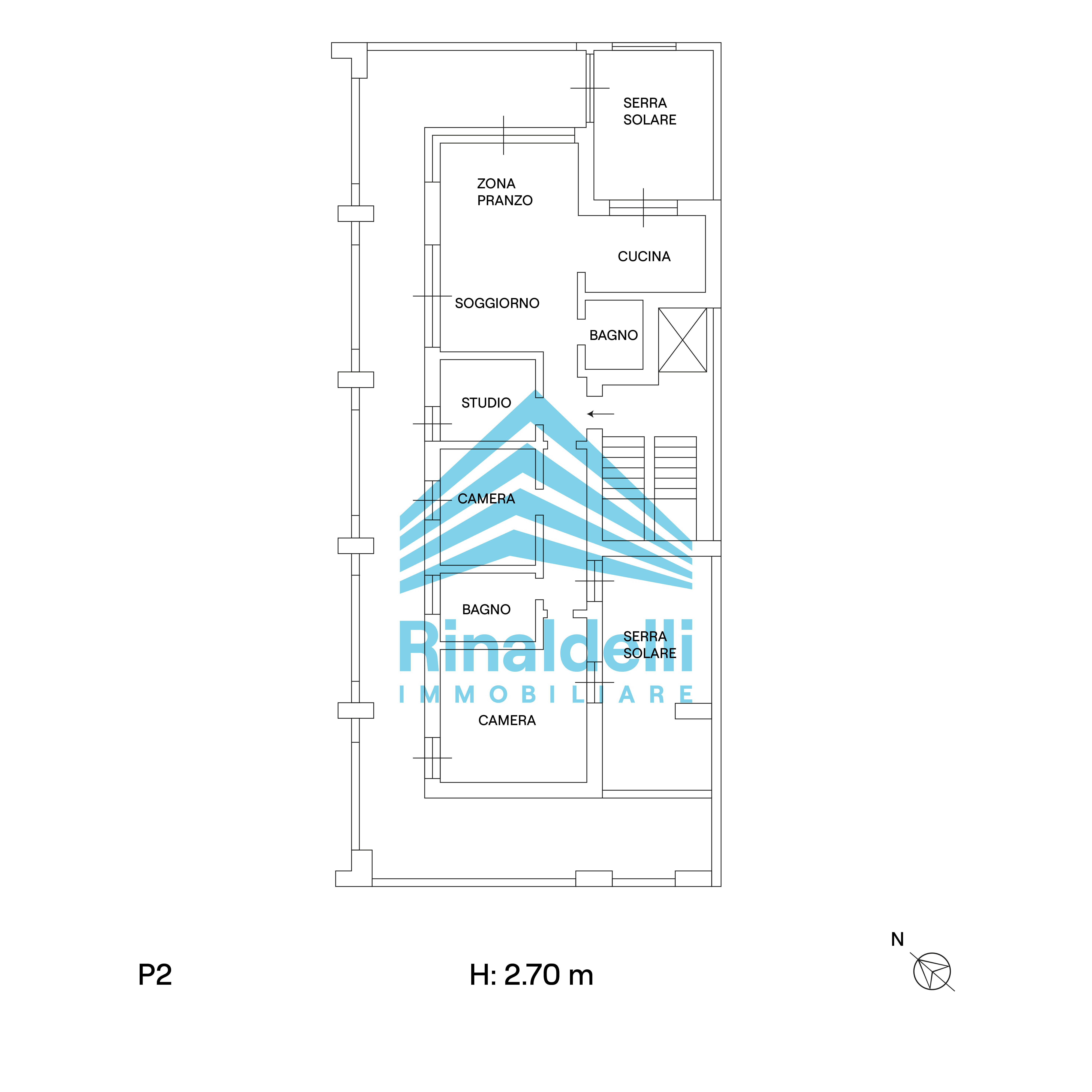 Planimetria Attico a Porto Sant'Elpidio - 1