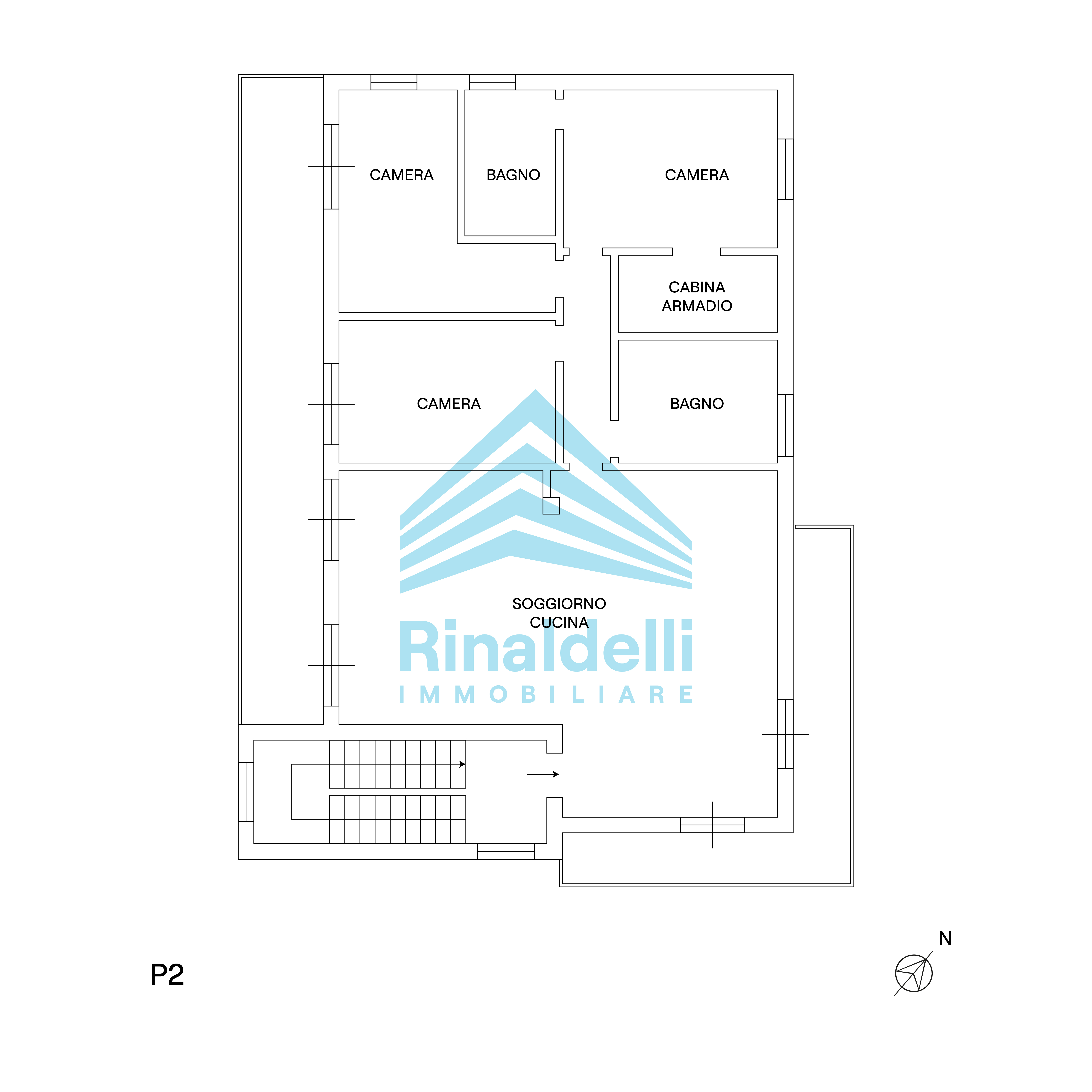 Planimetria Appartamento a Porto San Giorgio - 1