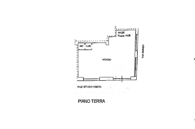 Planimetria Locale Commerciale  a Civitanova Marche - 1
